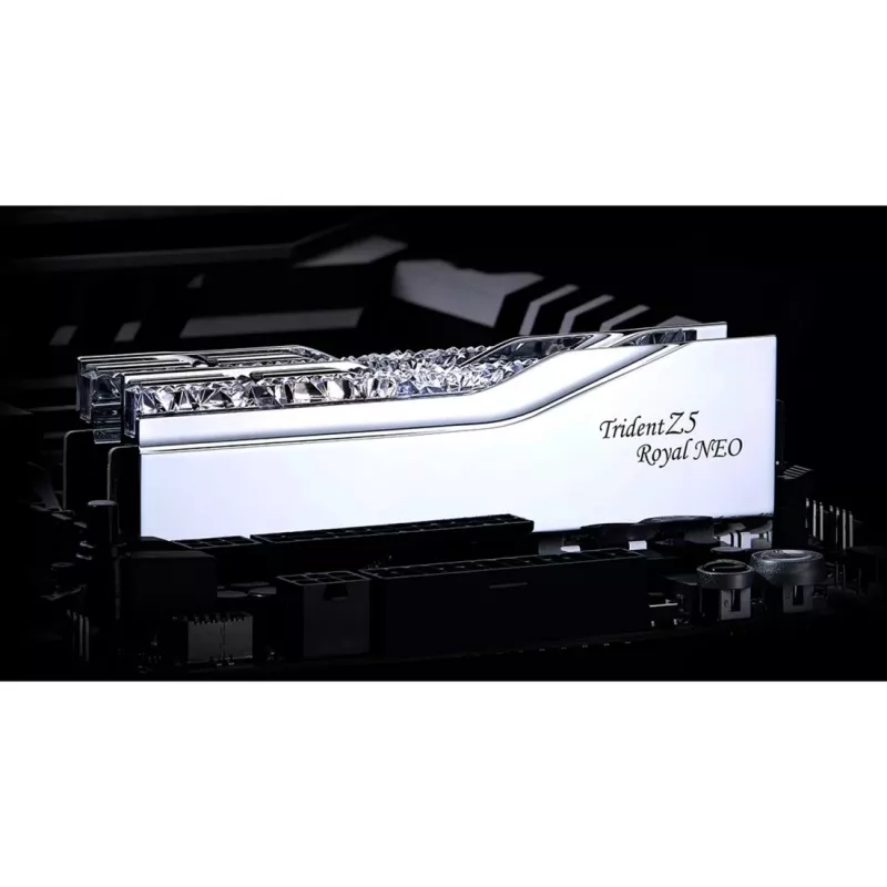 DIMM 32 GB DDR5-6400 (2x 16 GB) Dual-Kit, pamäť strieborná, F5-6400J3039G16GX2-TR5NS, Trident Z5 Royal Neo, AMD EXPO