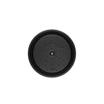 Staub La Cocotte 20cm okrúhly, čierny, liatina (40509-487-0)