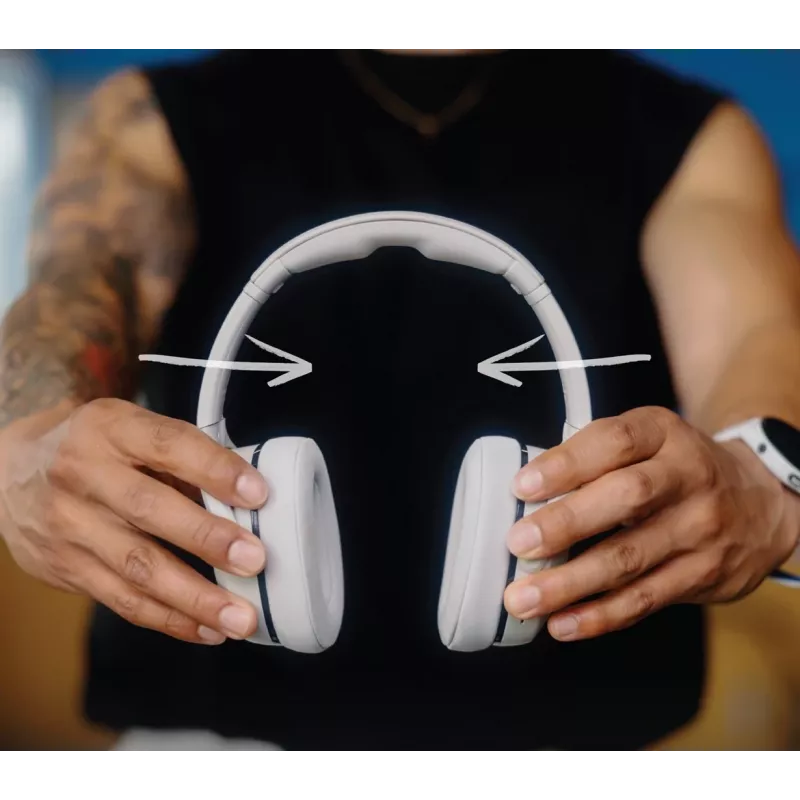 Skullcandy Crusher 540 Active Over-Ear slúchadlá, sivá Concrete