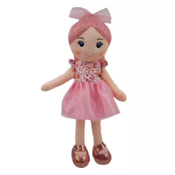 TULILO handrová bábika Julia 35 cm, mäkká handrová hračka pre deti