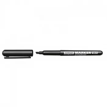 Permanentný marker Stanger M141, čierny atrament, hrot 1–3 mm