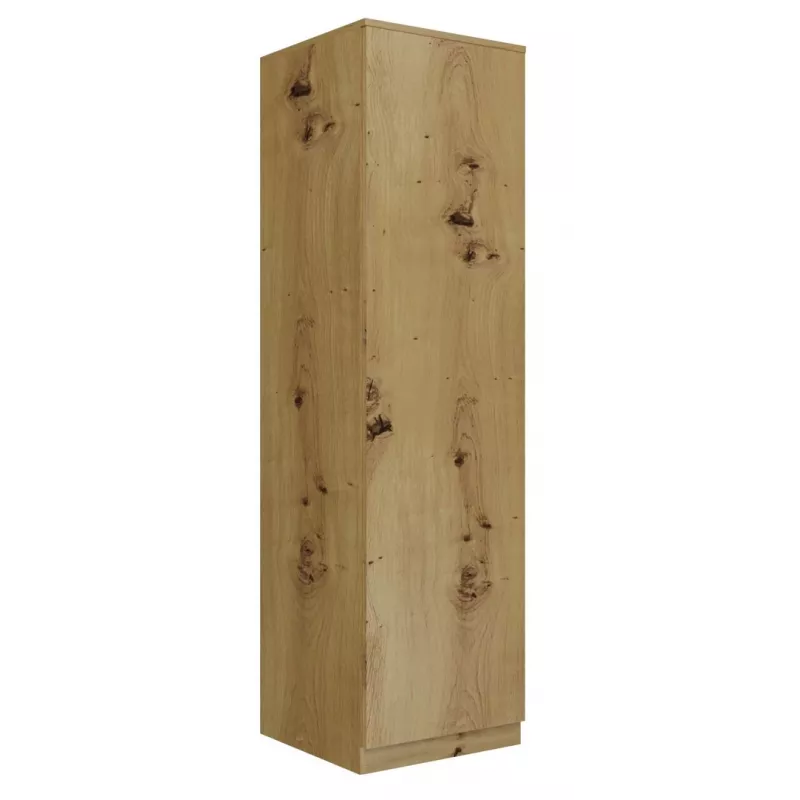 Topeshop SD-50 ARTISAN KPL spálňová skriňa/šatník 5 políc 1 dvere dub