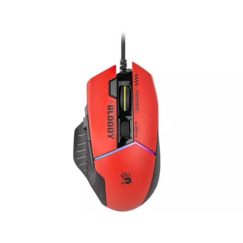 Herná myš A4Tech Bloody W95Max – pravá ruka, káblová USB, 12000 DPI, 1 ms, 250 ips, 50 mil. kliknutí, 146 g