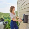 Nástenná nabíjacia stanica pre EV Hager witty one 11 kW 3-fázová s konektorom Type-2, RFID, Bluetooth, 4,5 m kábel, IP55, IK10