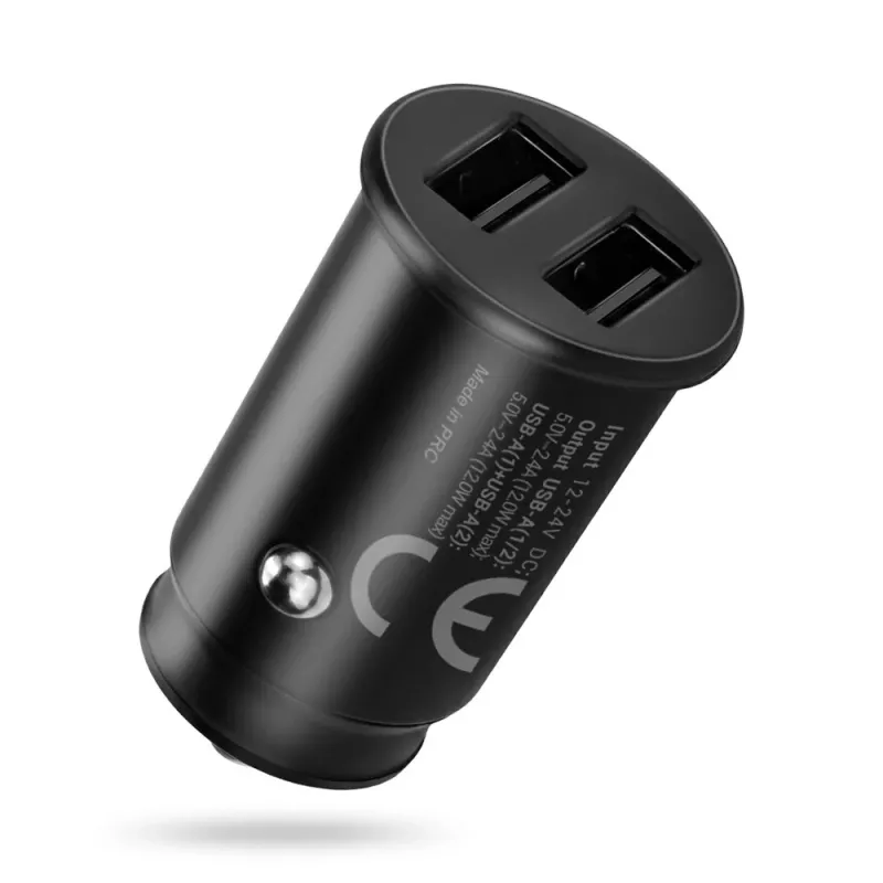 everActive CC-25C autonabíjačka, 2x USB 12 W, s káblom USB-C