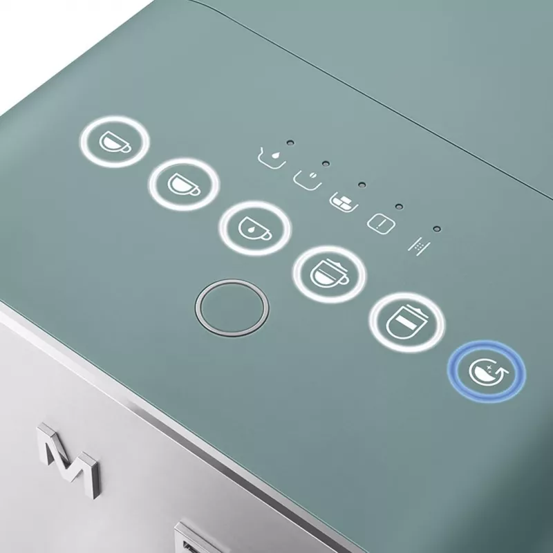 Smeg Collection espresso kávovar BCC13EGMEU smaragdovo zelený