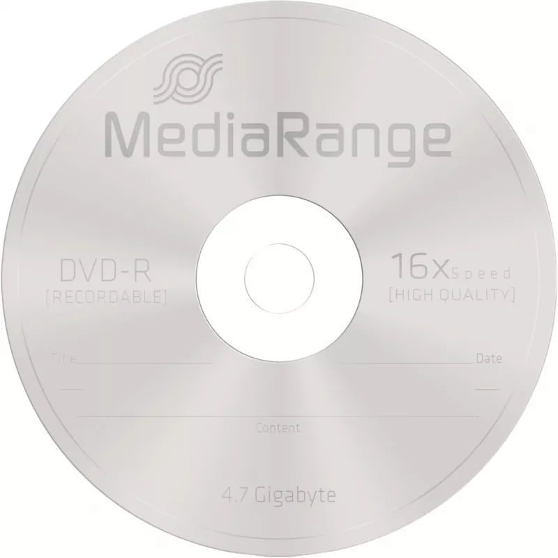 MediaRange MR442 DVD médiá 4,7 GB DVD-R 100 ks