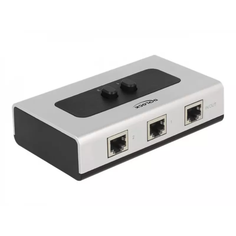 Hub DeLOCK 87673 1000 Mbit/s čierny sivý