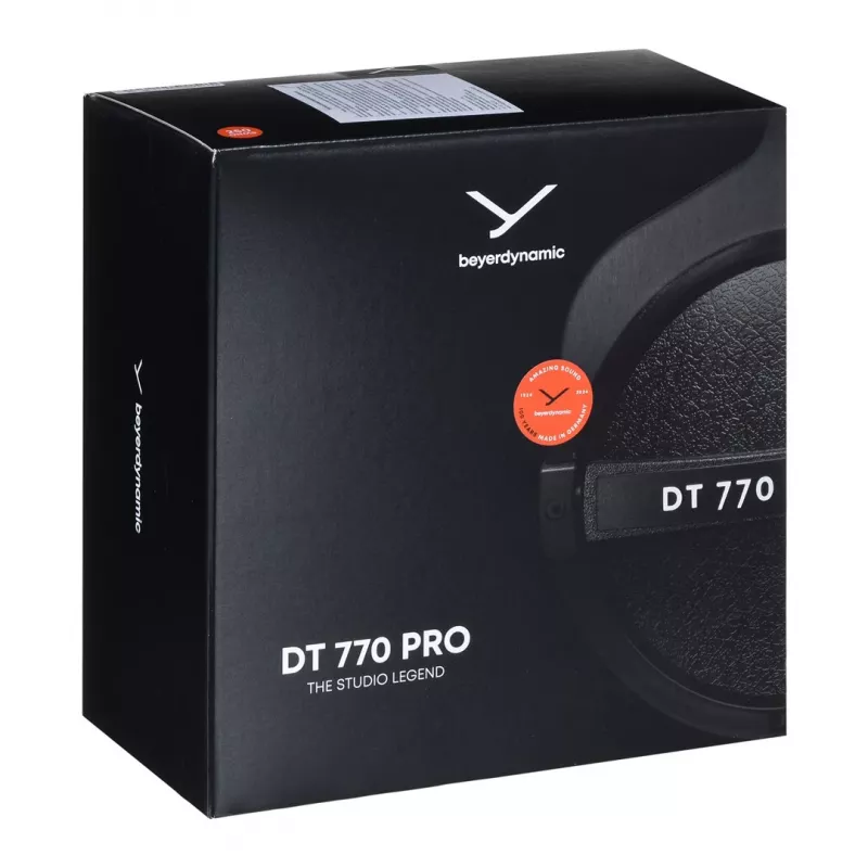 Beyerdynamic DT 770 PRO Slúchadlá Káblová čelenka Hudba Čierna