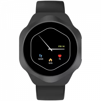 Smartwatch CANYON Hexagon 88 BT-CALL čierna