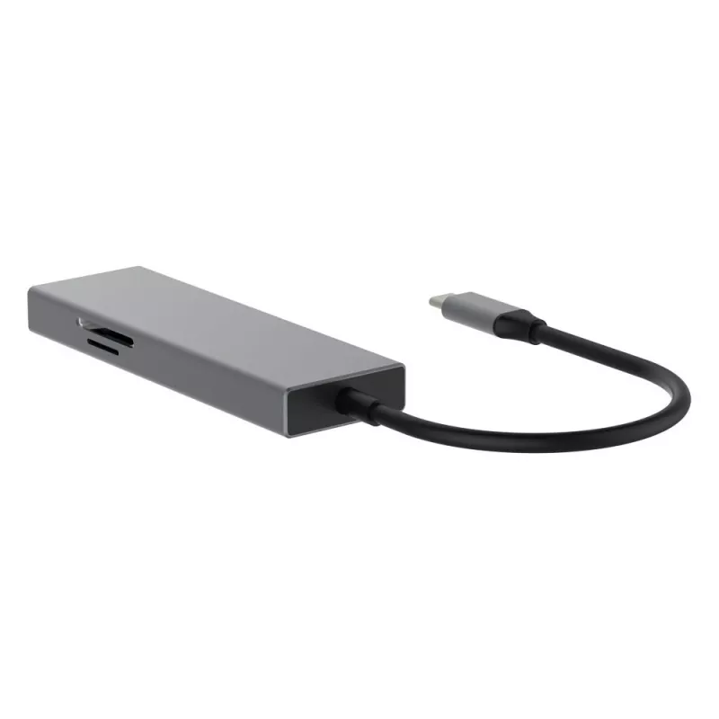TB USB-C 7v1 adaptér USB 3.0, 2xUSB 2.0, HDMI, PD, SD/TF