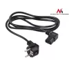 Napájací kábel zahnutý 3-kolíkový konektor 3M MCTV EU-803