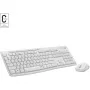 Logitech MK295 tichá súprava klávesnice a myši, biela, bezdrôtová cez USB prijímač, švajčiarske rozloženie, 920-009872