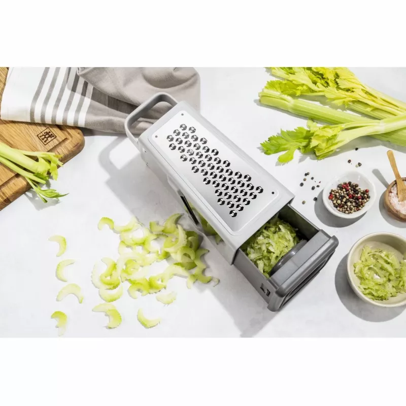 ZWILLING 36610-003-0 Manuálne strúhadlo/špirálovač boxové strúhadlo sivá