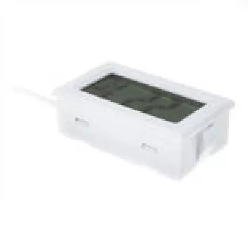 Digitálny teplomer Lamptron TS708 so závitovým pripojením G1/4 palca, biely