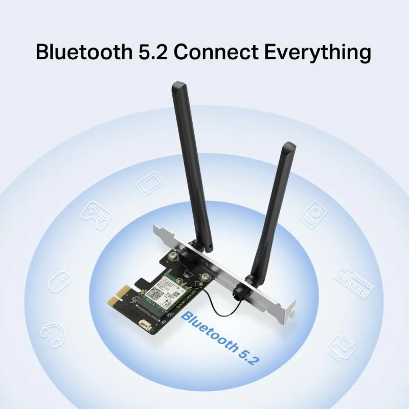 Mercusys WL-PCI AX3000 Dual-Band Bluetooth Express adaptér (MA80XE)