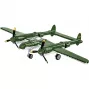 COBI Lockheed P-38 Lightning. Typ produktu: stavebnica, Odporúčaný minimálny vek: 7 rokov, Téma: ozbrojené sily, Počet dielikov: 332 ks