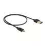 USB kábel DeLOCK 83845 USB 2.0 0,5 m USB A Micro-USB B čierny