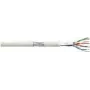 LogiLink EconLine - kábel vo veľkom balení - 100 m - SFTP, PiMF - CAT 6 - robustný - sivý