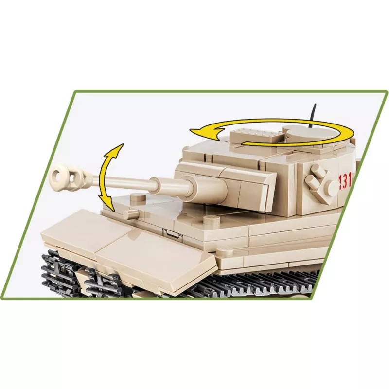 Cobi 1:48 mierka PzKpfw VI Tiger 131 modelová stavebnica