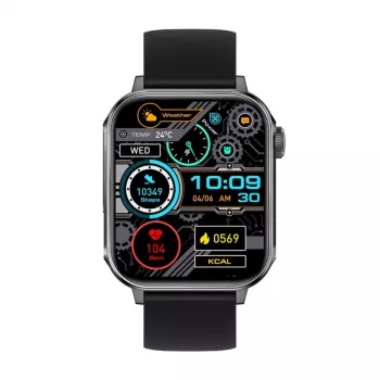 Smart hodinky Colmi P80 čierne – náramkové wearable, farebný displej, sledovanie zdravia a aktivity
