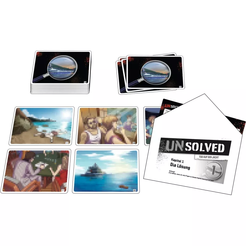Unsolved - Tod to der Jacht, puzzle hra