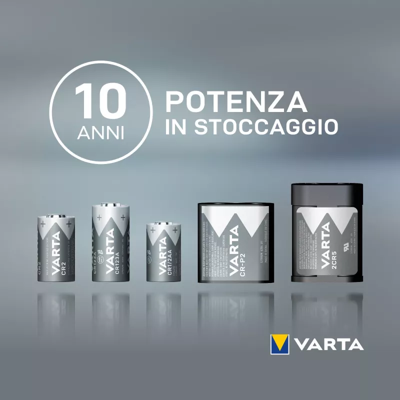 Varta Lithium CR123A 3V 1600mAh batéria do fotoaparátu