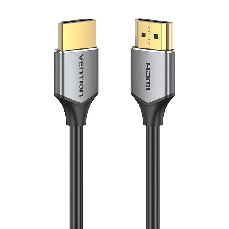 Ultra tenký HDMI HD kábel Vention ALEHF 1m 4K 60Hz (sivý)