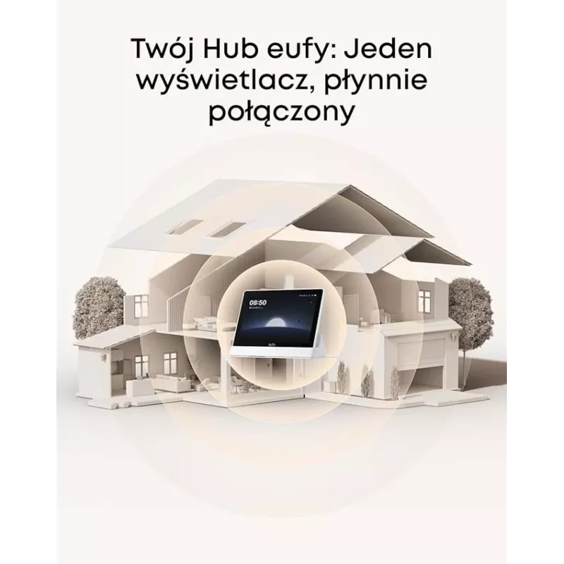 Bezpečnostný asistent do domácnosti Anker Eufy T87A03W1 smart zariadenie čierna/biela