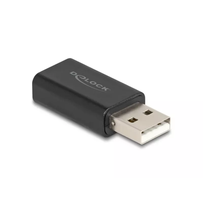 DeLOCK káblový adaptér USB 2.0 Type-A 3,5 mm 4-polový čierny 68001
