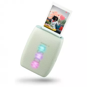 Tlačiareň na okamžité fotografie Fujifilm Instax Mini Link3 Sage Green — 800×600 DPI, tlačí 6,2×4,6 cm, Bluetooth, 0,21 kg