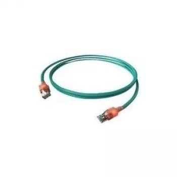 Easylan CS1OAADAD0030 RJ45 sieťový kábel, patch kábel CAT 6a S/FTP 3 m sivý s LED 1 ks