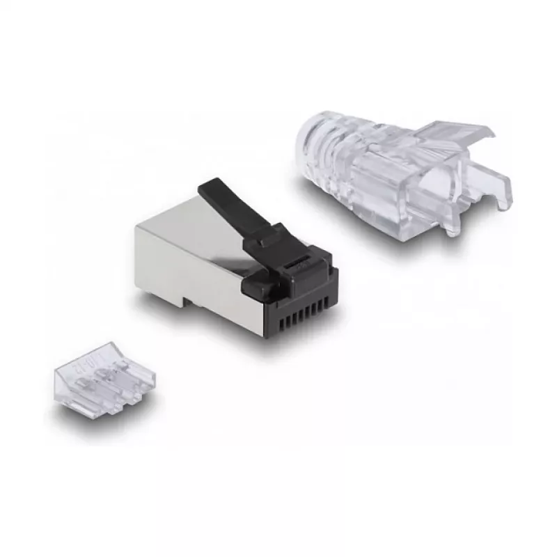 DeLOCK RJ45 modulárny konektor Cat.6 50 ks sada s robustnou západkou