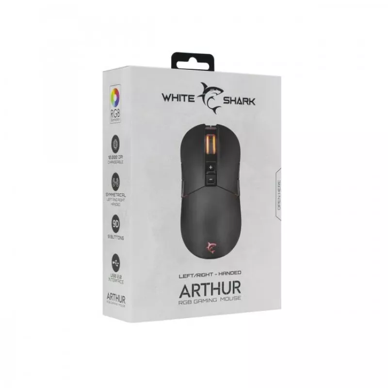 Myš White Shark ARTHUR USB Type-A