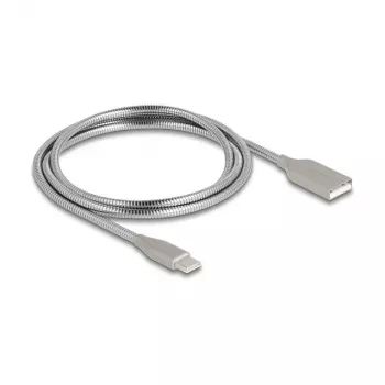 USB kábel DeLOCK 81258 strieborný