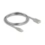 USB kábel DeLOCK 81258 strieborný
