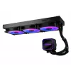 CPU chladič ASROCK Pro 360 ARGB čierny — ASROCK model 90-APRA36-BAAGA6, 360-mm AIO kvapalinový chladič, ARGB osvetlenie