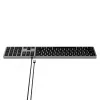 Satechi tenká W3 klávesnica USB-C s numerickým blokom (Space Grey)