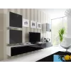 Cama Square skriňa VIGO 50/50/30 biela/čierna lesk