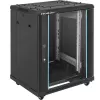 Sieťový rozvádzač QOLTEC 54518 19 palcov 15U — oceľové puzdro pre 19-palcové zariadenia