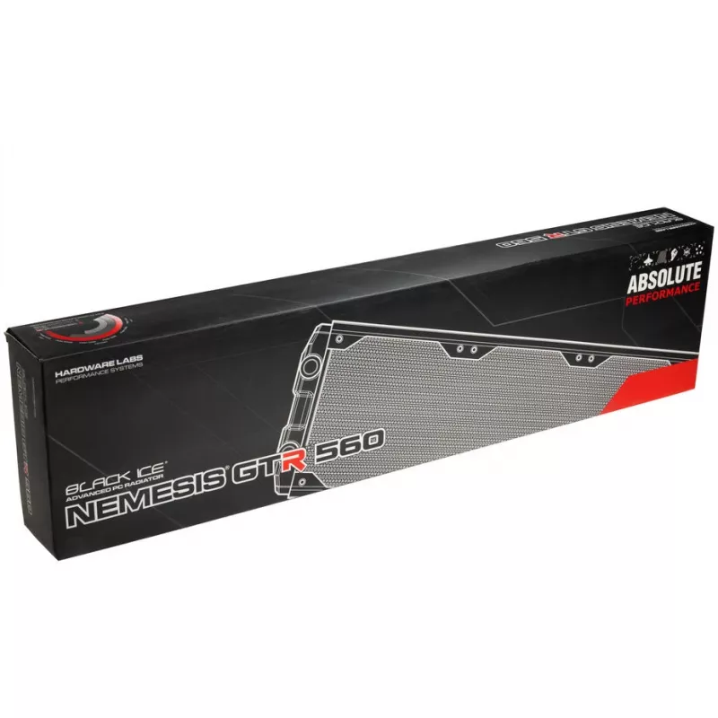 Hardware Labs Black Ice Nemesis 560 GTR chladič, 560 mm, čierny