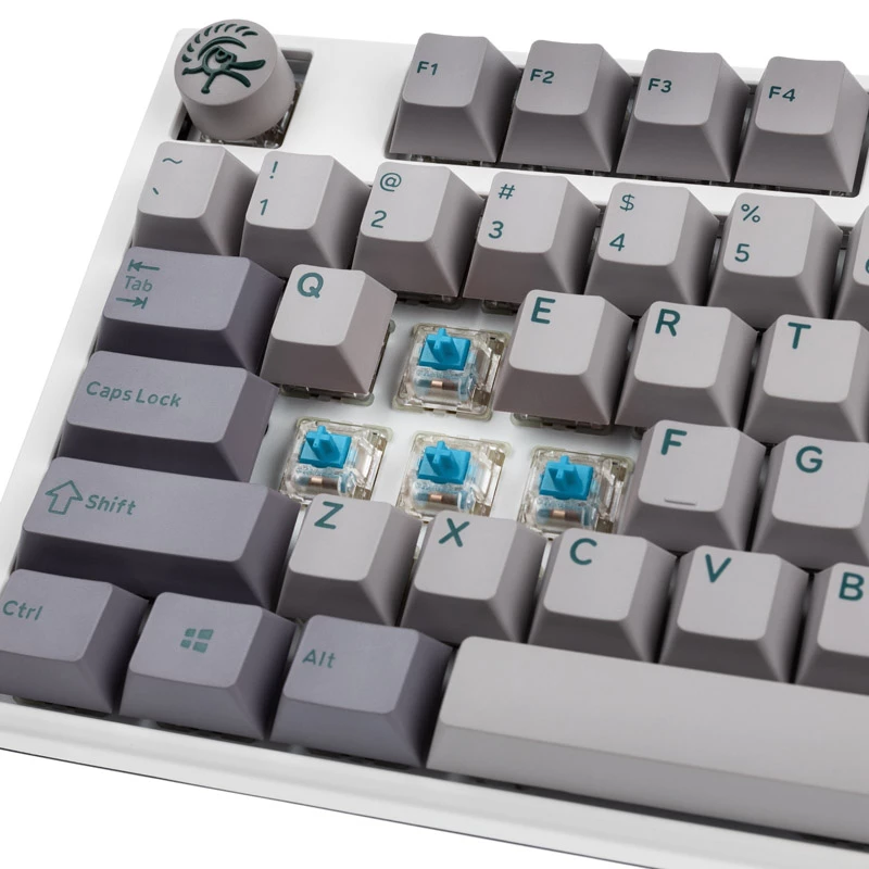 Ducky One 3 TKL klávesnica Gaming USB US English strieborná