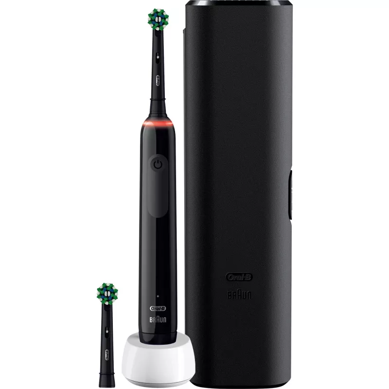 Oral-B Pro 3 3500 rotačná zubná kefka pre dospelých čierna
