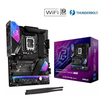 Základná doska ASRock Z890 Lightning WiFi — Intel Z890, LGA1851, ATX, 4× DDR5, Wi‑Fi 7, 2.5Gb LAN, Thunderbolt 4