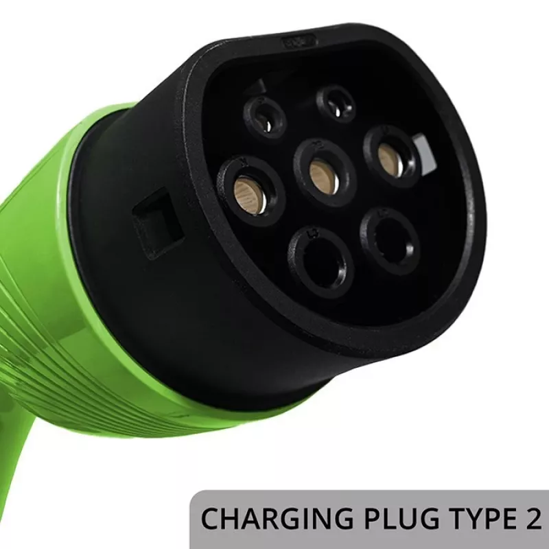 Nabíjačka pre elektromobily QOLTEC 22 kW 400 V WiFi (TUYA) s 7 m káblom