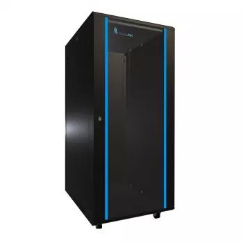 Extralink EX.11366 rackový rozvádzač 27U voľne stojaci rozvádzač čierny