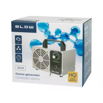 Ozónový generátor BLOW oz-01 — výkon 60 000 mg/h, príkon 120 W