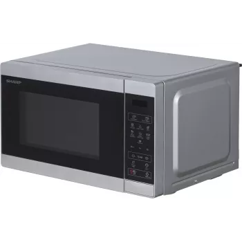 Sharp YC-MS02E-S mikrovlnná rúra strieborná solo mikrovlnná rúra na pracovnú dosku 20 l 800 W