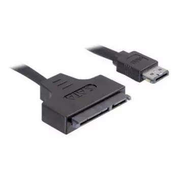SATA kábel DeLOCK ESATAP-100 0,5m čierny