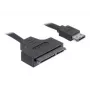 SATA kábel DeLOCK ESATAP-100 0,5m čierny